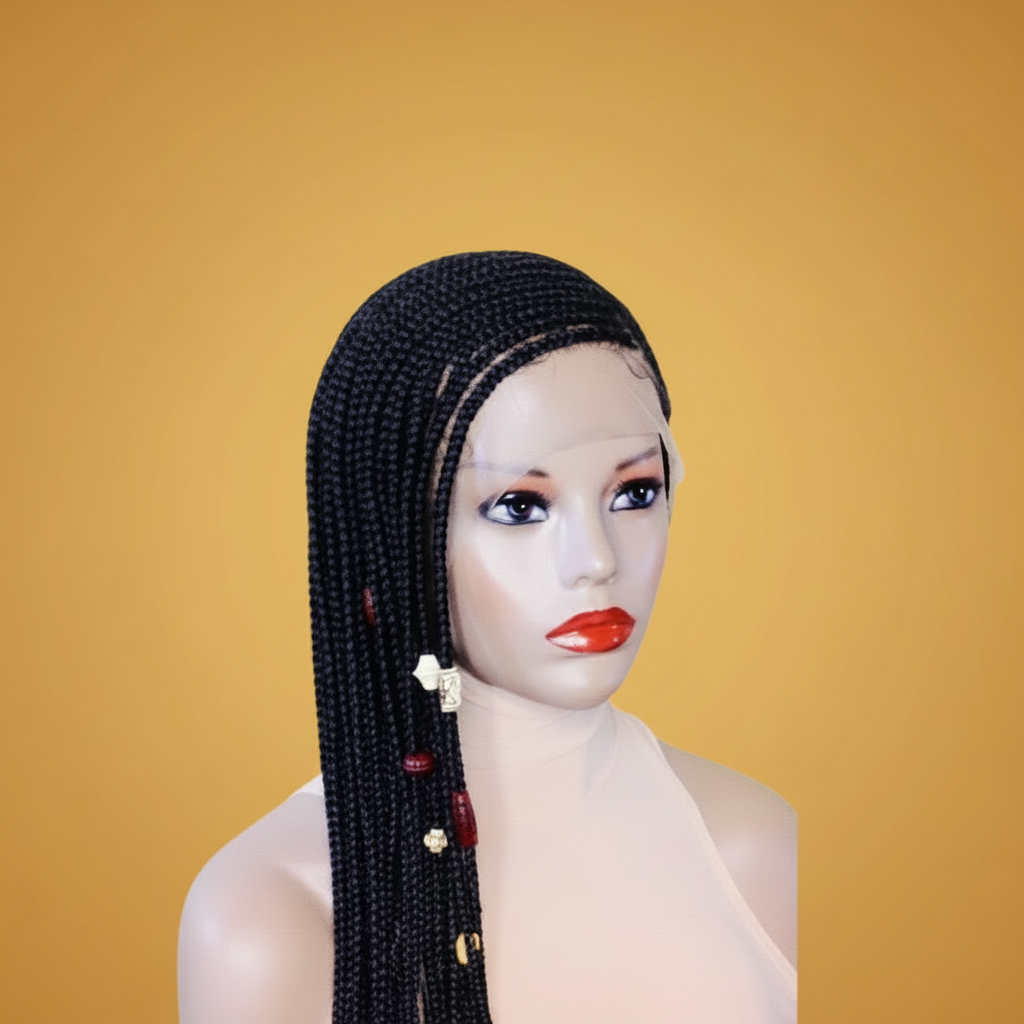 Feed In Side Braid Wig (Lemonade Braids)