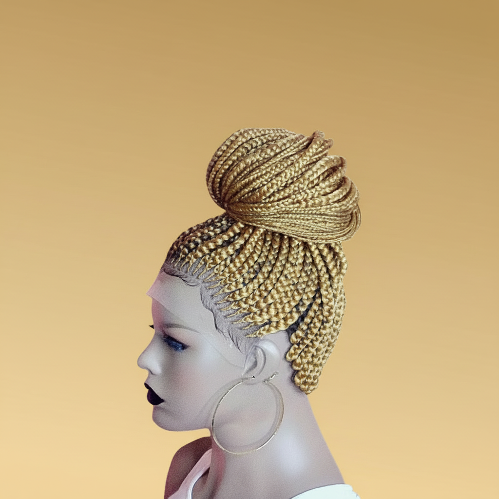 Feed In Braided Ponytail Wig